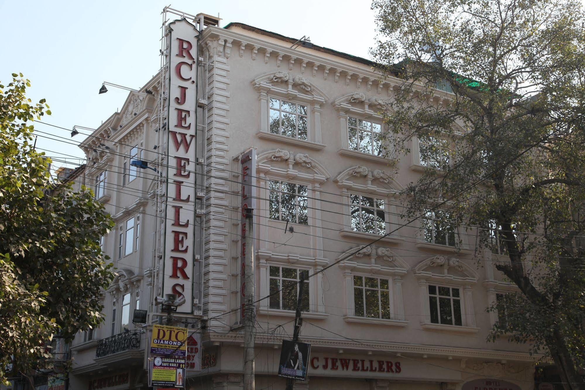 Hotel Florence New Delhi Exteriör bild